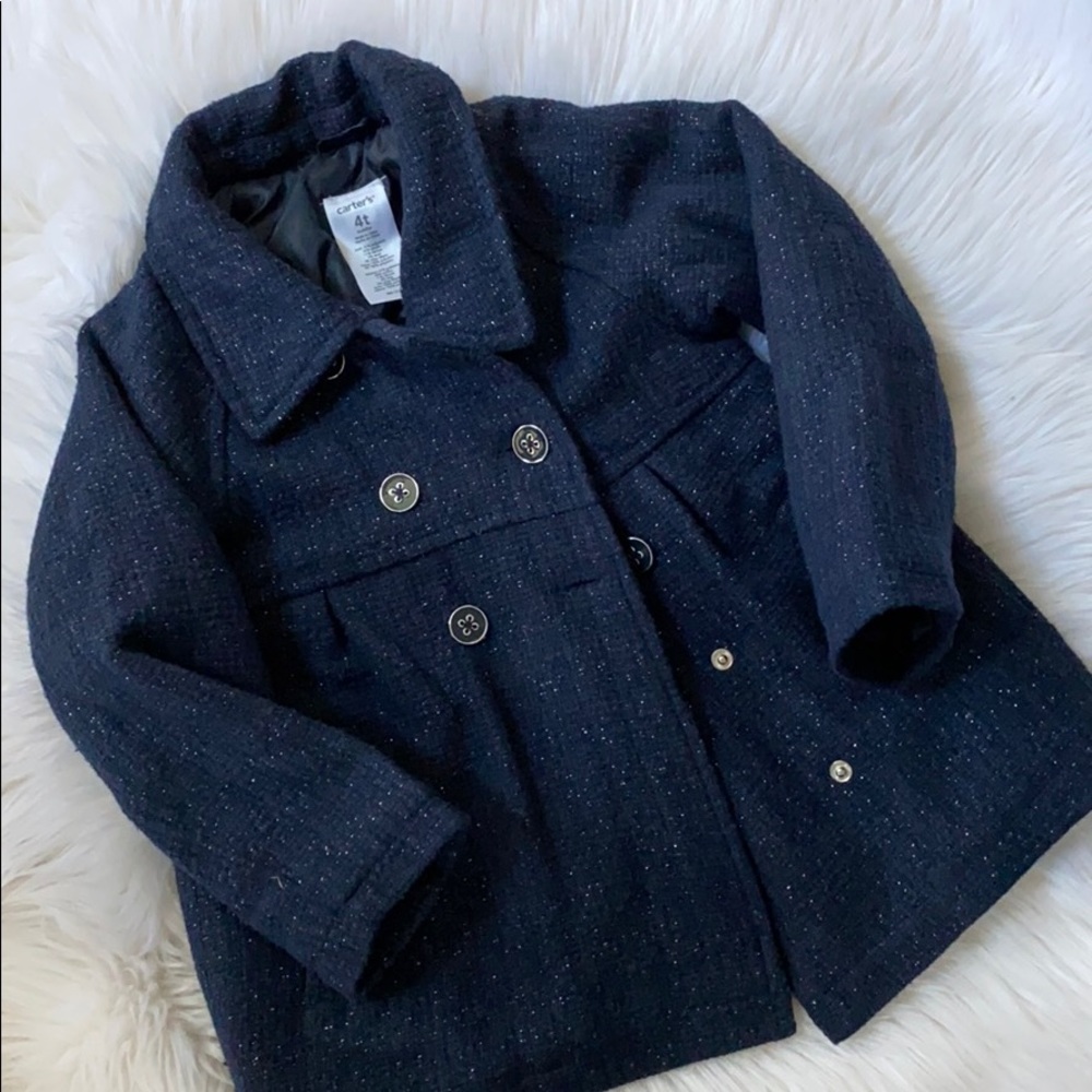 Carter's Navy Pea Coat for Kids